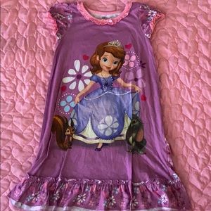 Disney Sofia the first nightgown pajama